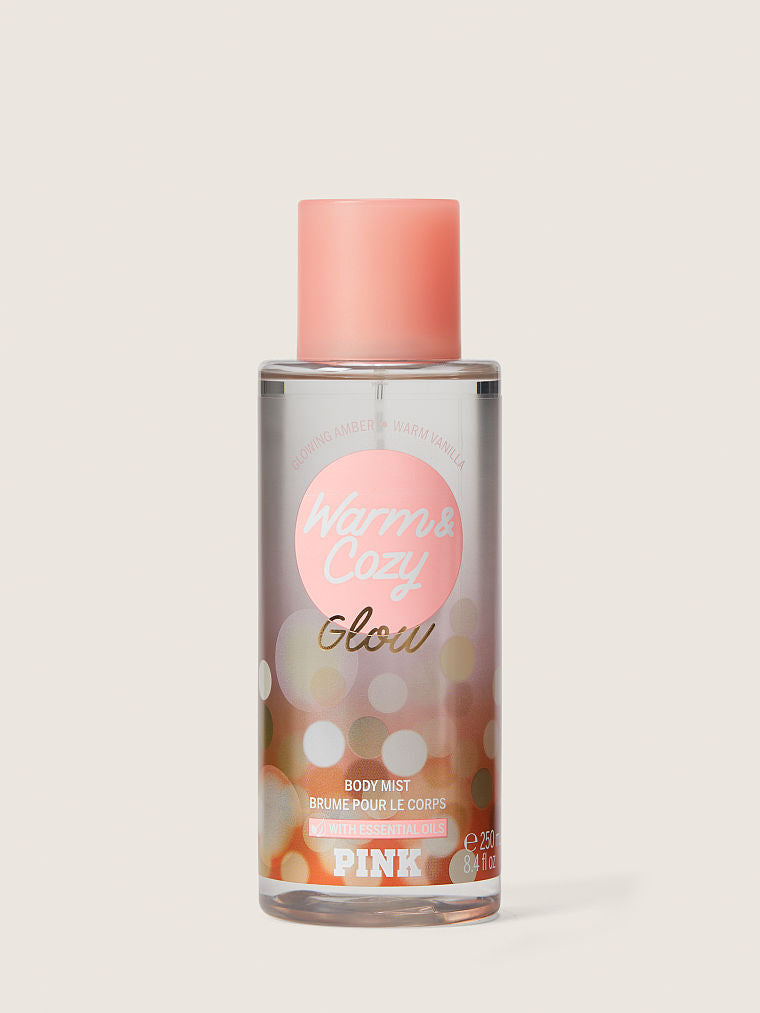 Victoria's Secret Pink Warm & Cozy GLOW Fragrance Mist 250ml Spray Women (RARE)