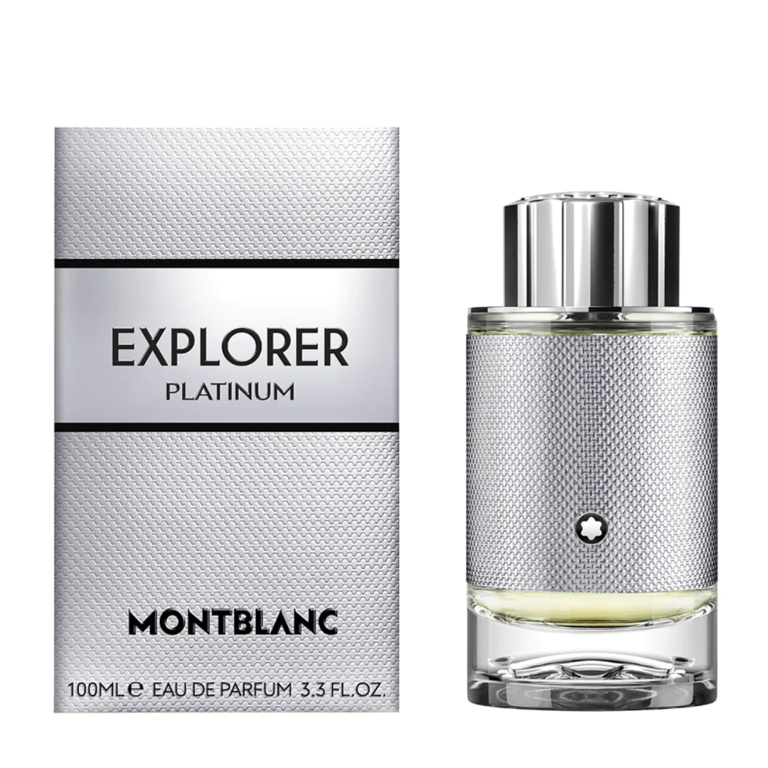 Mont Blanc Explorer Platinum 100ml EDP Spray Men (notes: woody aromatic ozonic)
