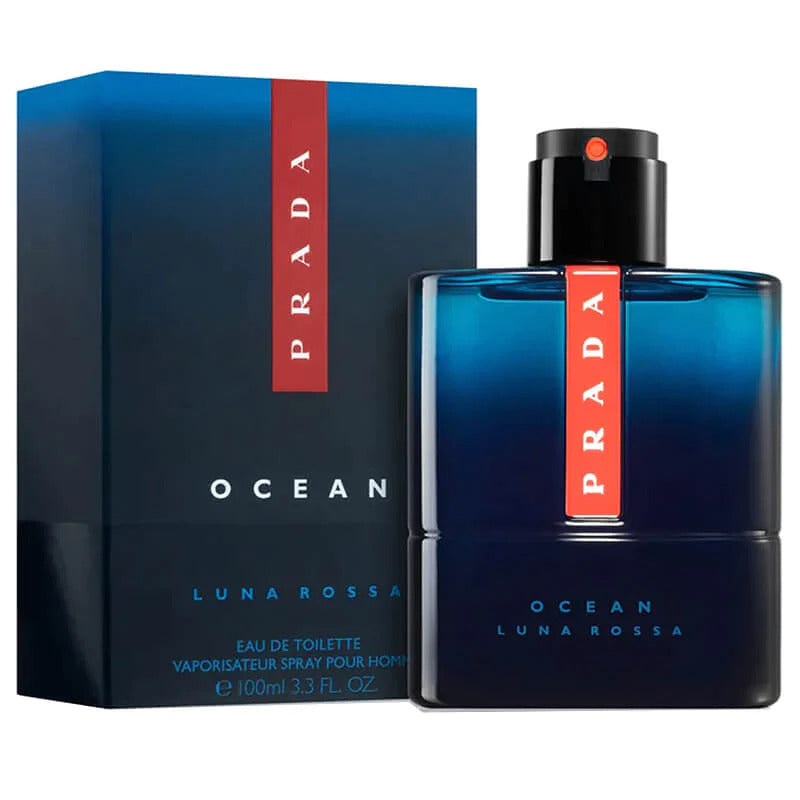 Prada Luna Rossa Ocean 100ml EDT Spray Men (notes: aromatic musky powdery)