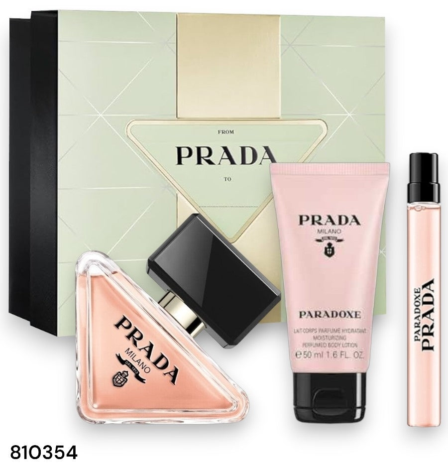 Prada Paradoxe 3pcs Gift Set 90ml EDP Spray Women