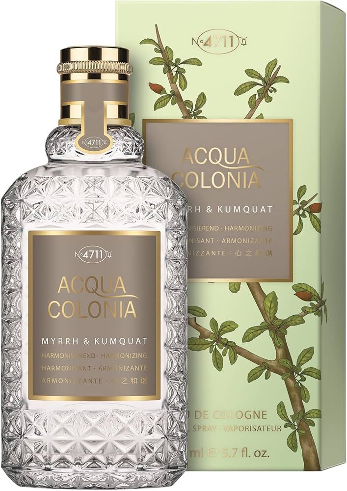 4711 Acqua  Cologne Myrrh & Kumquat 170ml EDT Spray Unisex (notes: citrus amber aromatic)