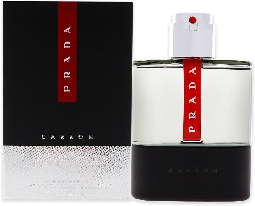 Prada Luna Rossa Carbon 100ml EDT Spray Men (notes: fresh spicy amber lavender)